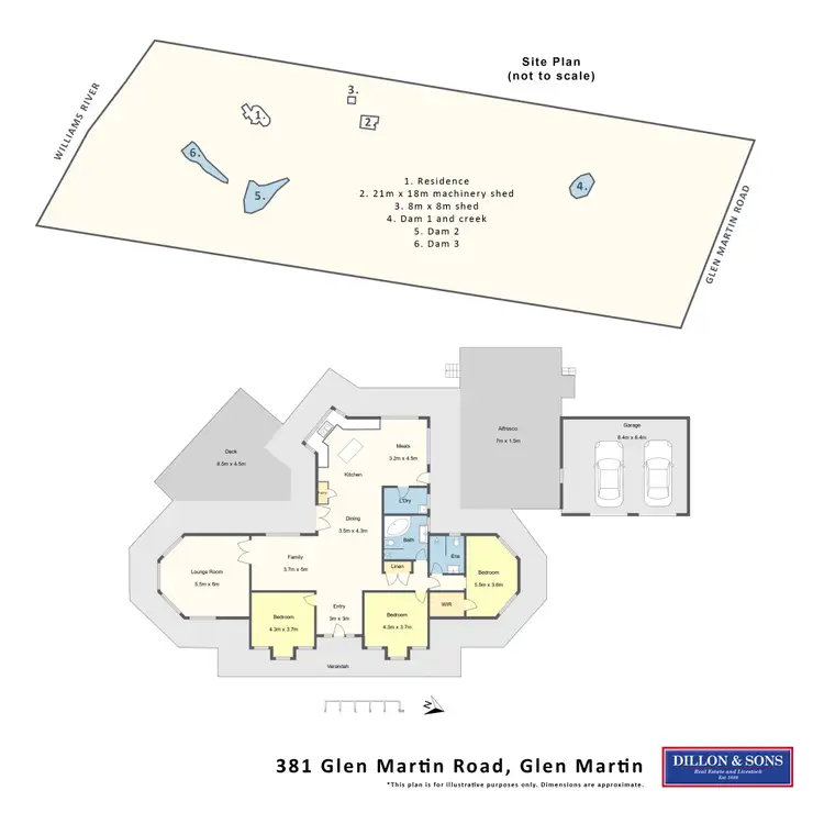 Floorplan of Homely rural property listing, 381 Glen Martin Road, Clarence Town NSW 2321