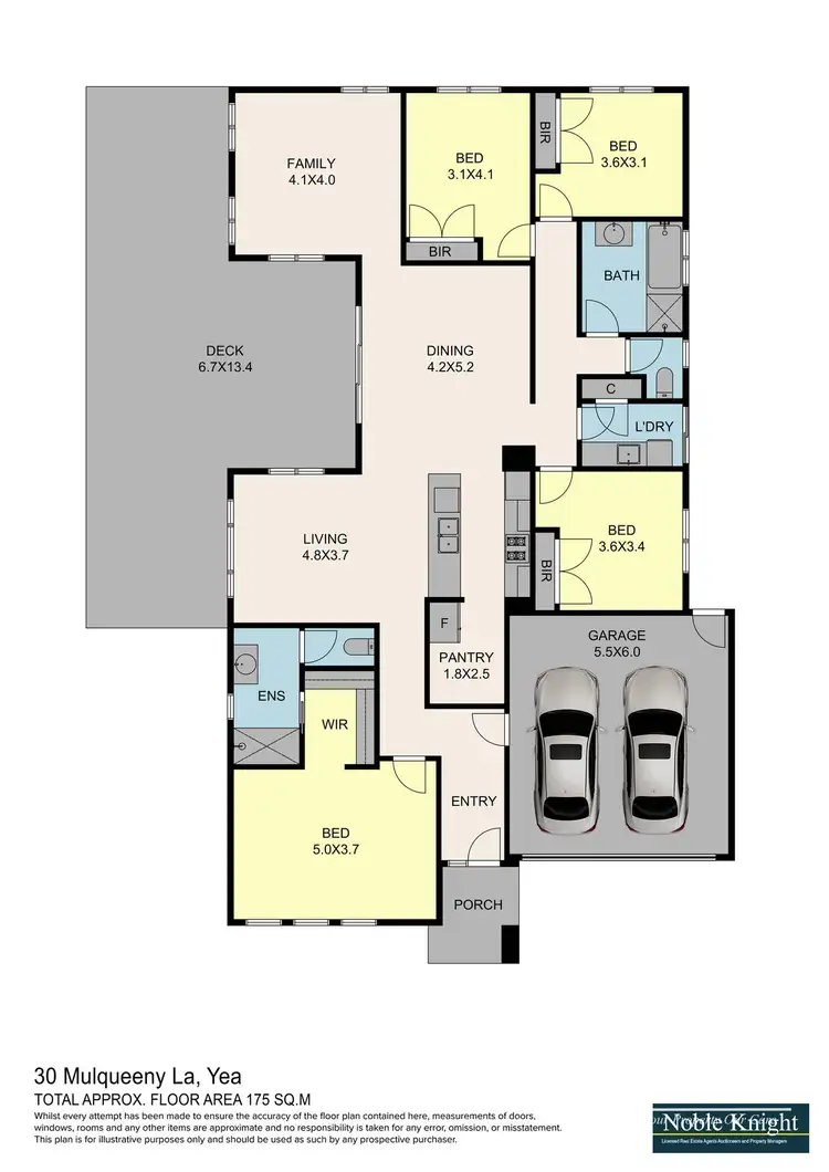 Floorplan of Homely house listing, 30 Mulqueeny Lane, Yea VIC 3717