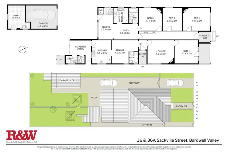 Floorplan of Homely house listing, 36-36A Sackville Street, Bardwell Valley NSW 2207