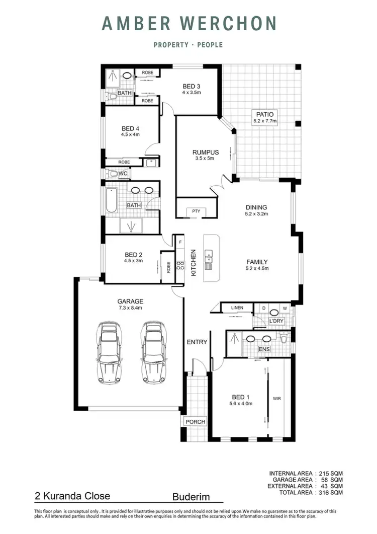 Floorplan of Homely house listing, 2 Kuranda Close, Buderim QLD 4556