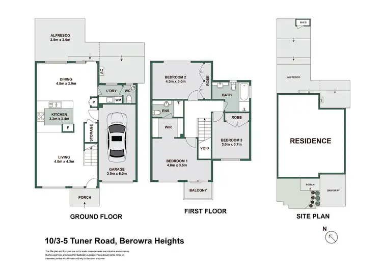 Floorplan of Homely townhouse listing, 10/3-5 Turner Road, Berowra Heights NSW 2082