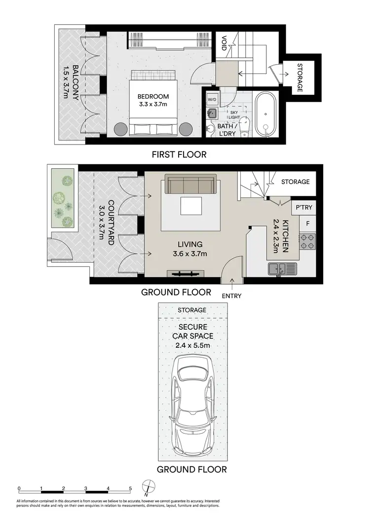 Floorplan of Homely apartment listing, 2/51 Pittwater Road, Manly NSW 2095