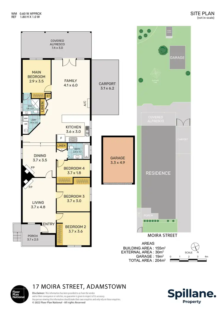 Floorplan of Homely house listing, 17 Moira Street, Adamstown NSW 2289