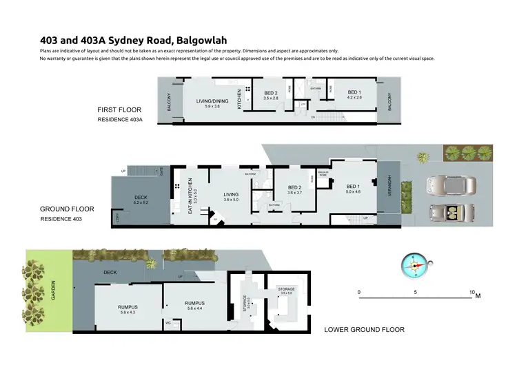 Floorplan of Homely house listing, 403 & 403A Sydney Road, Balgowlah NSW 2093