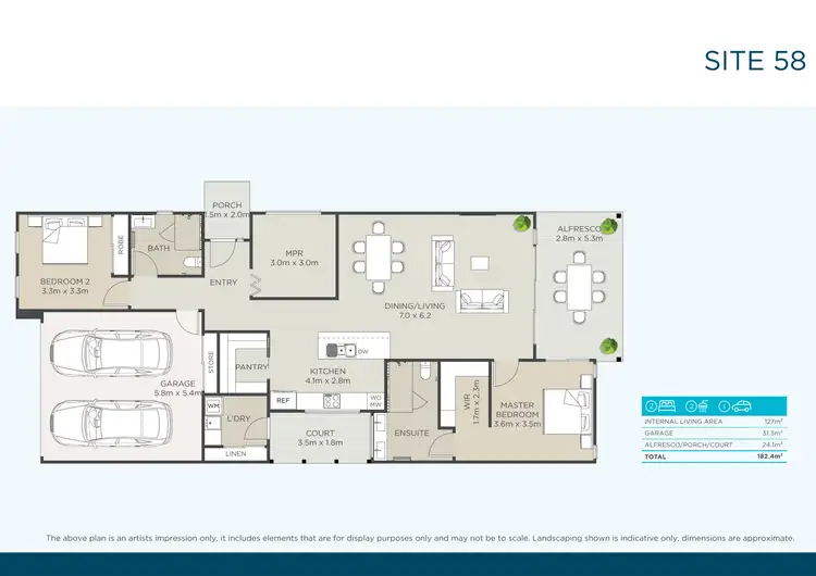 Floorplan of Homely retirement listing, 58/99 Hampton Street, Harristown QLD 4350
