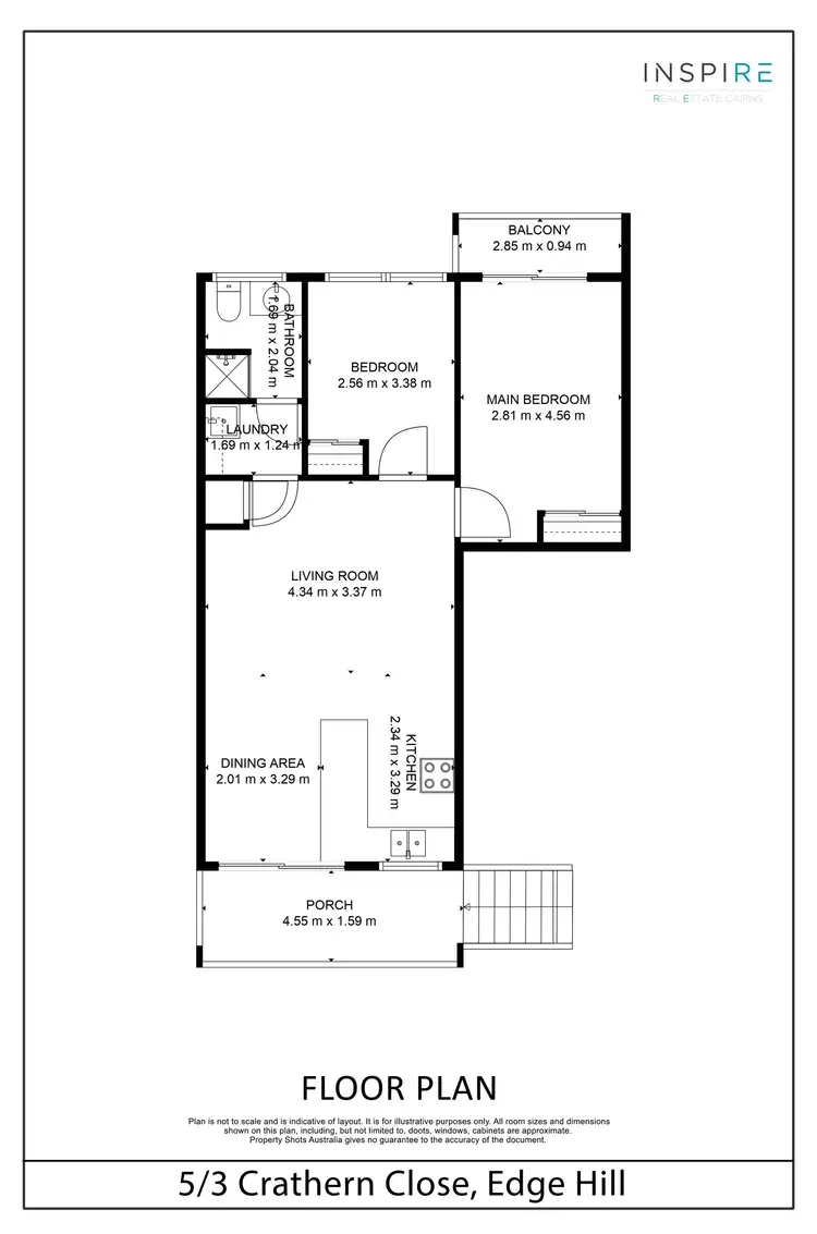 Floorplan of Homely unit listing, 5/3 Crathern Close, Edge Hill QLD 4870