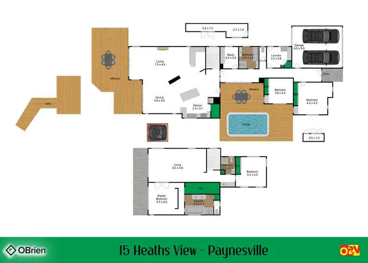 Floorplan of Homely house listing, 15 Heaths View, Paynesville VIC 3880