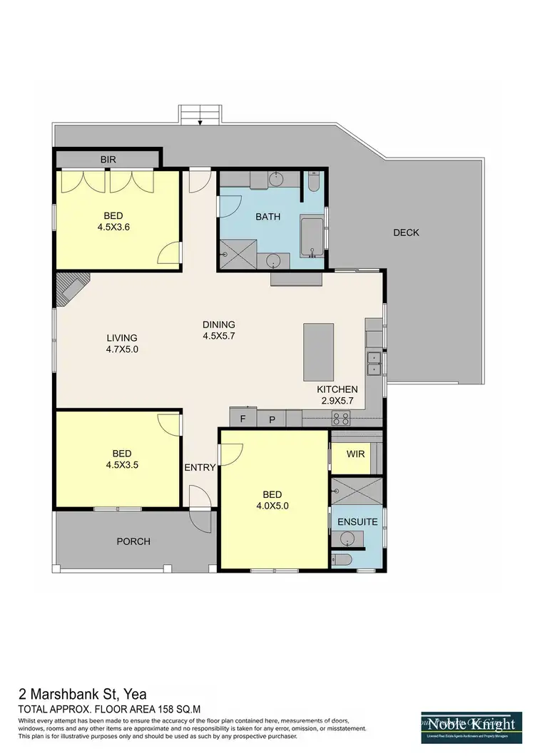 Floorplan of Homely house listing, 2 Marshbank Street, Yea VIC 3717
