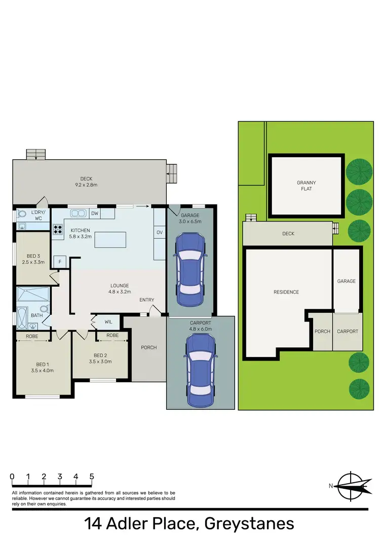 Floorplan of Homely house listing, 14 Adler Parade, Greystanes NSW 2145