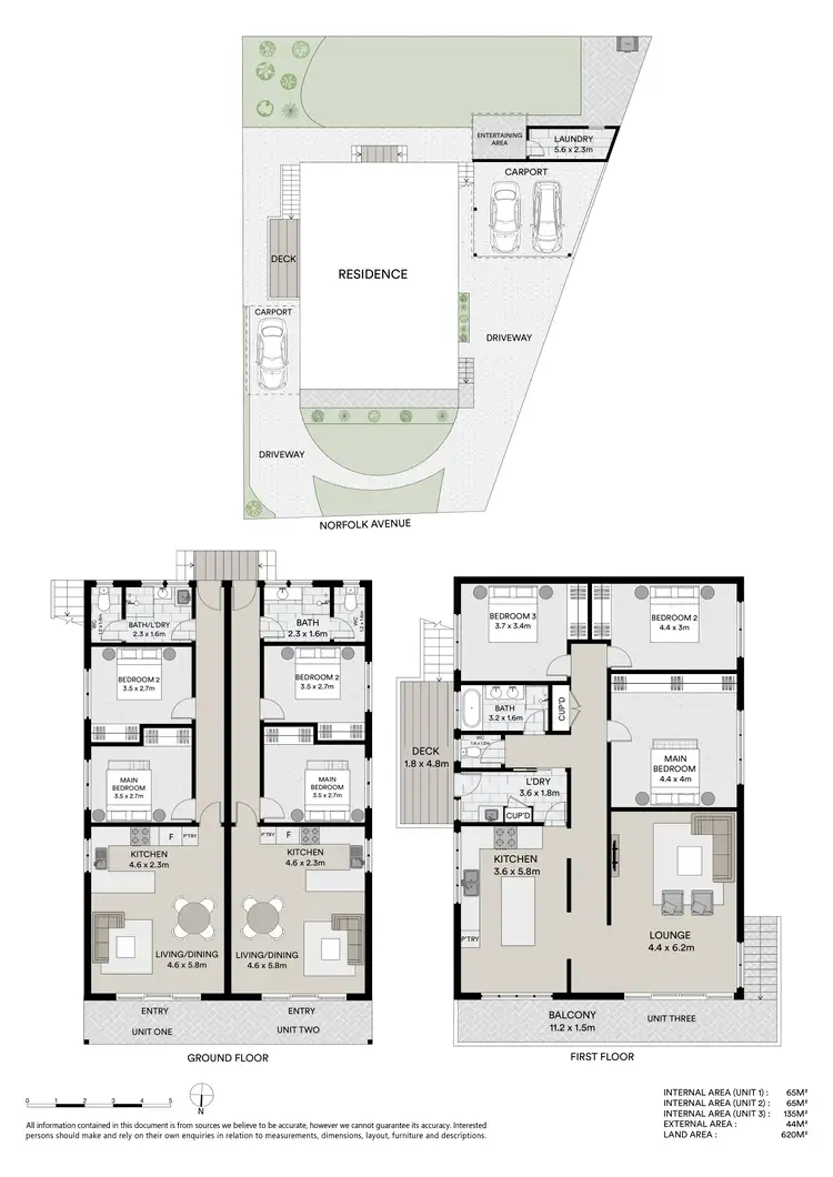 Floorplan of Homely block of units listing, 13 Norfolk Avenue, Port Macquarie NSW 2444