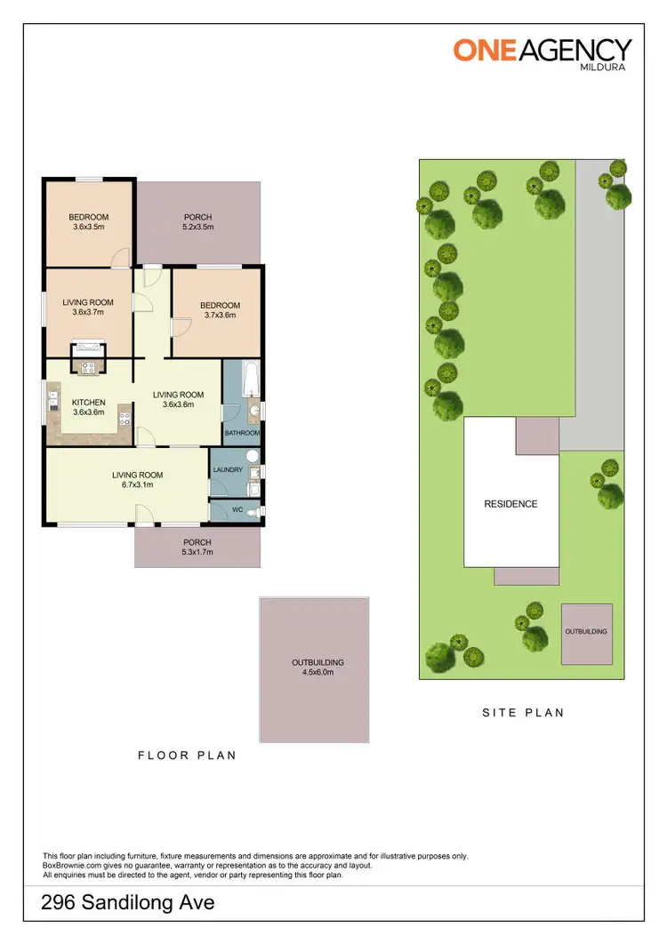 Floorplan of Homely house listing, 296 Sandilong Avenue, Nichols Point VIC 3501