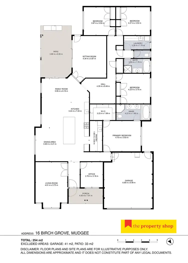 Floorplan of Homely house listing, 16 Birch Grove, Mudgee NSW 2850