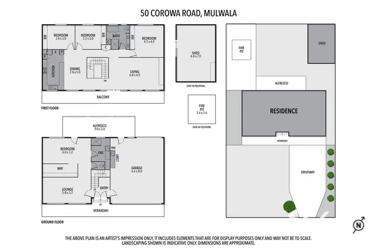 Floorplan of Homely house listing, 50 Corowa Road, Mulwala NSW 2647