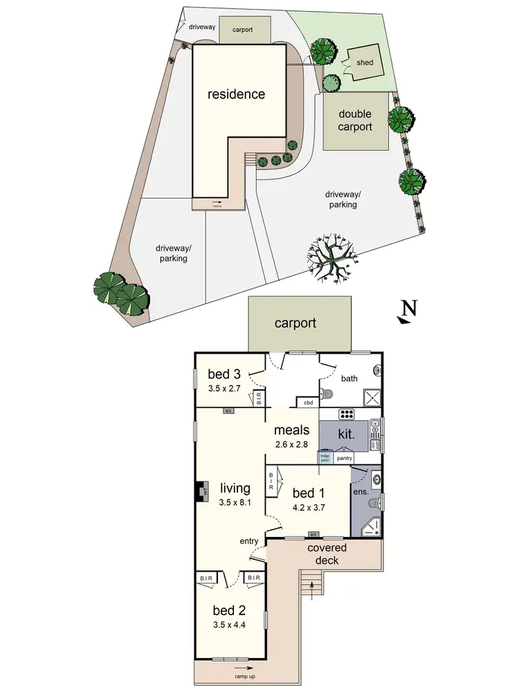 Floorplan of Homely house listing, 402 Maroondah Highway, Healesville VIC 3777