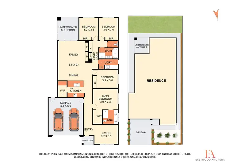 Floorplan of Homely house listing, 24 Palladian Drive, Charlemont VIC 3217