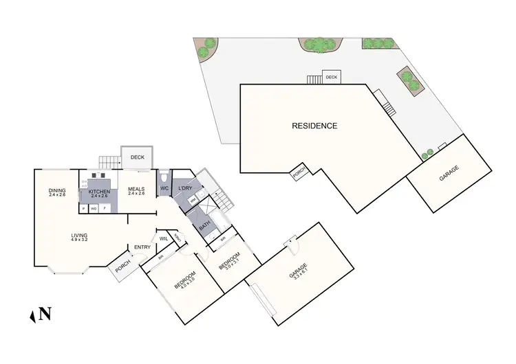 Floorplan of Homely unit listing, 3/110-112 Croydon Road, Croydon VIC 3136
