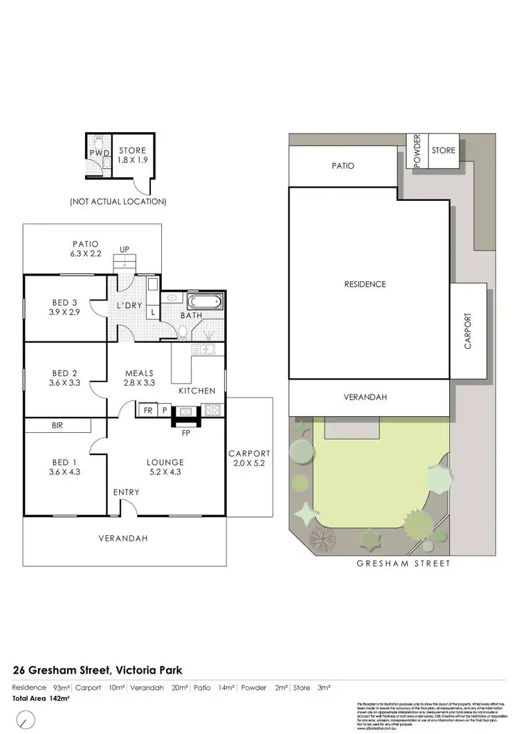 Floorplan of Homely house listing, 26 Gresham Street, Victoria Park WA 6100