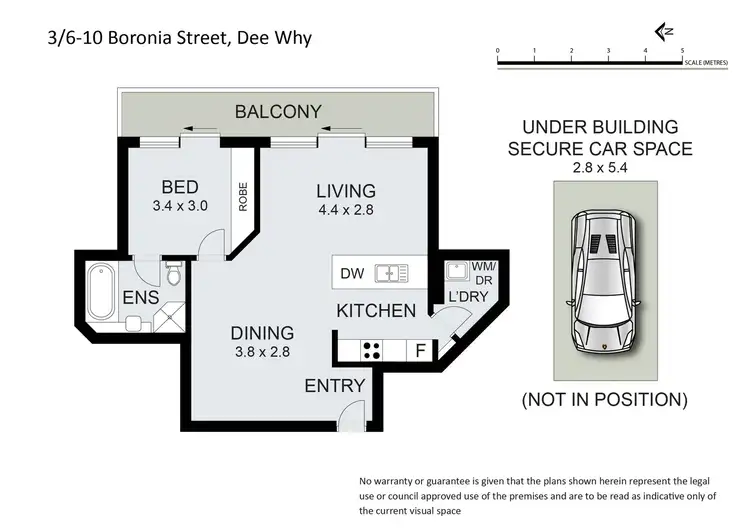 Floorplan of Homely apartment listing, 3/6-10 Boronia Street, Dee Why NSW 2099