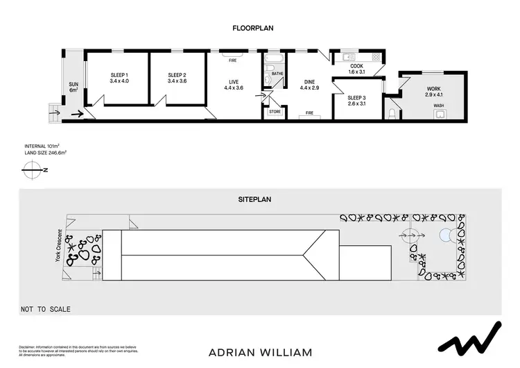 Floorplan of Homely house listing, 12 York Crescent, Petersham NSW 2049