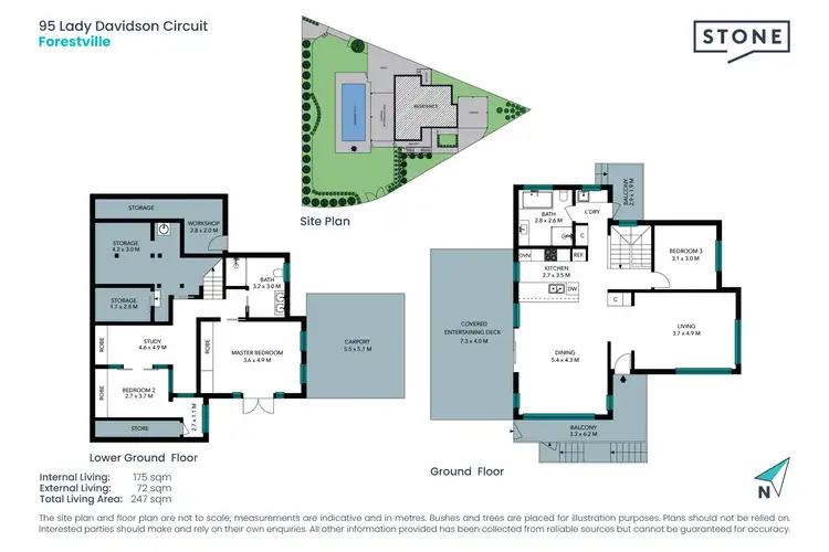 Floorplan of Homely house listing, 95 Lady Davidson Circuit, Forestville NSW 2087