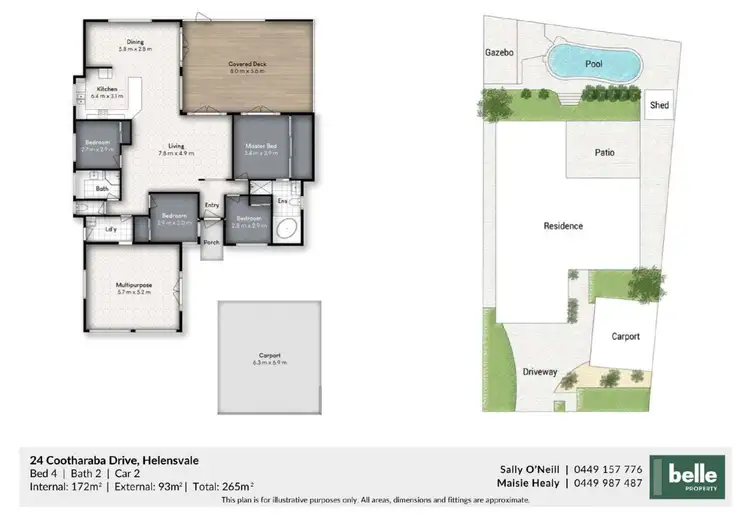 Floorplan of Homely house listing, 24 Cootharaba Drive, Helensvale QLD 4212
