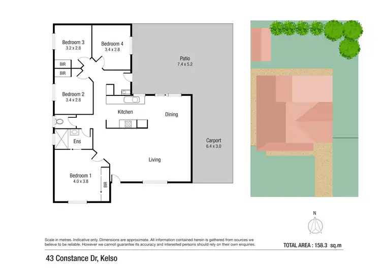 Floorplan of Homely house listing, 43 Constance Drive, Kelso QLD 4815