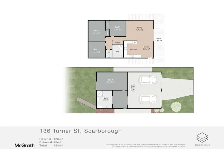 Floorplan of Homely house listing, 136 Turner Street, Scarborough QLD 4020
