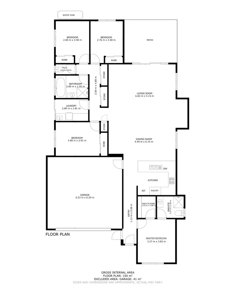 Floorplan of Homely house listing, 50 City View Crescent, Mooroobool QLD 4870