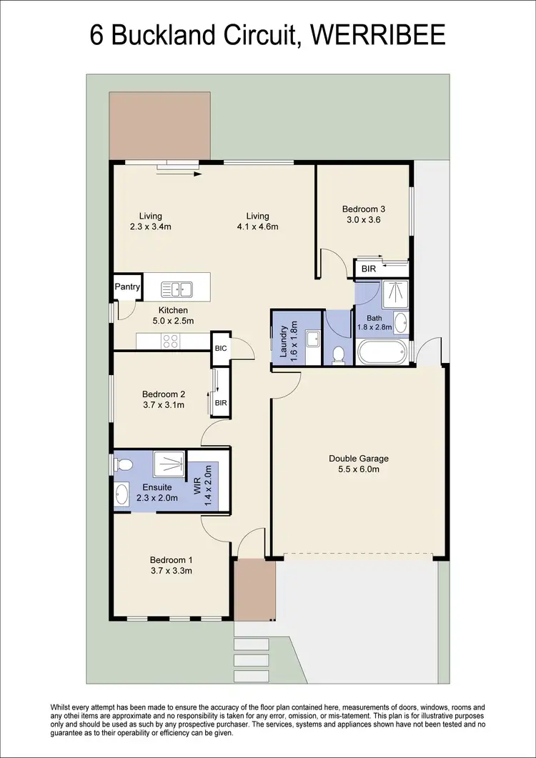 Floorplan of Homely house listing, 6 Buckland Circuit, Werribee VIC 3030