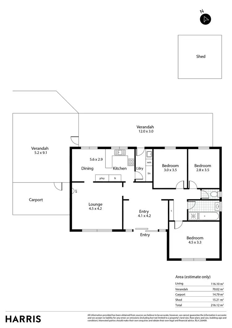 Floorplan of Homely house listing, 7 Redvers Road, Salisbury Park SA 5109