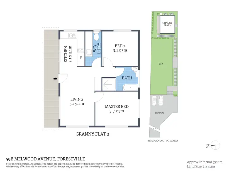 Floorplan of Homely house listing, 59B Melwood Avenue, Forestville NSW 2087