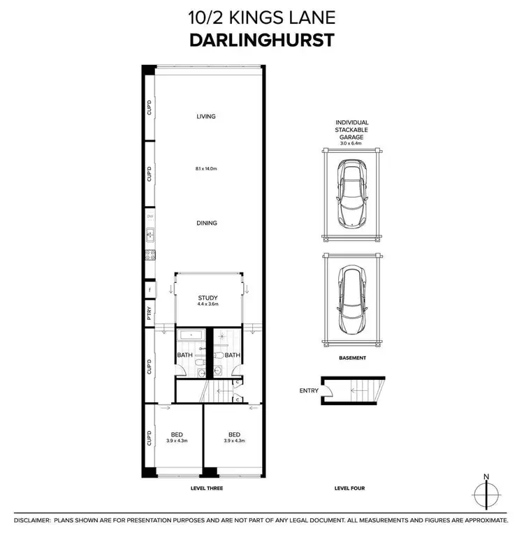 Floorplan of Homely apartment listing, 10/2 Kings Lane, Darlinghurst NSW 2010