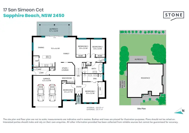 Floorplan of Homely house listing, 17 San Simeon Circuit, Sapphire Beach NSW 2450
