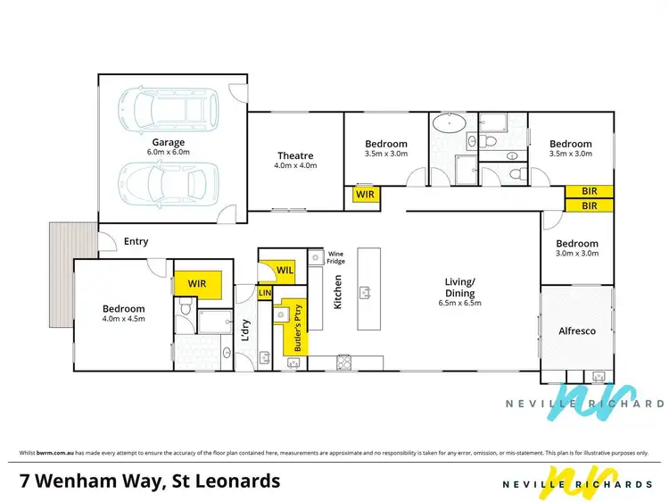 Floorplan of Homely house listing, 7 Wenham Way, St Leonards VIC 3223