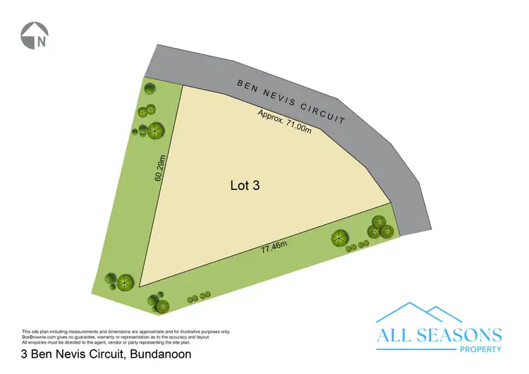 Floorplan of Homely land listing, 3 Ben Nevis Circuit, Bundanoon NSW 2578