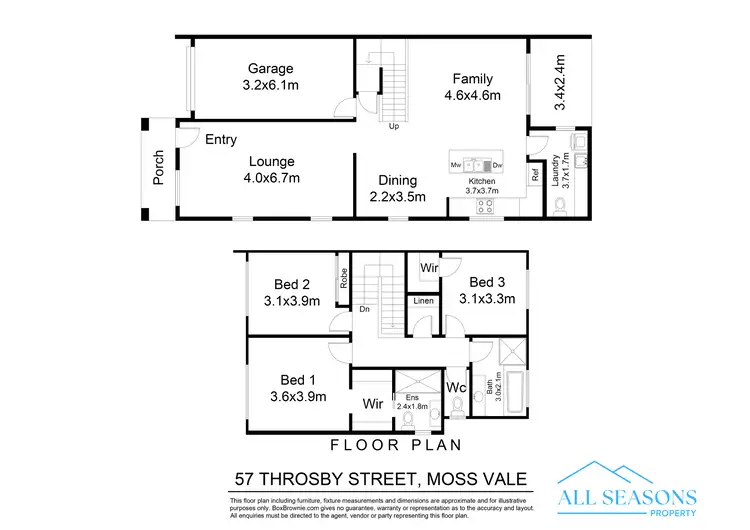 Floorplan of Homely townhouse listing, 5/57 Throsby Street, Moss Vale NSW 2577