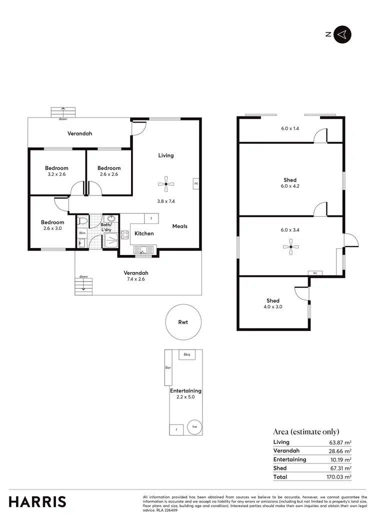 Floorplan of Homely house listing, 143 Moores Drive, Hardwicke Bay SA 5575