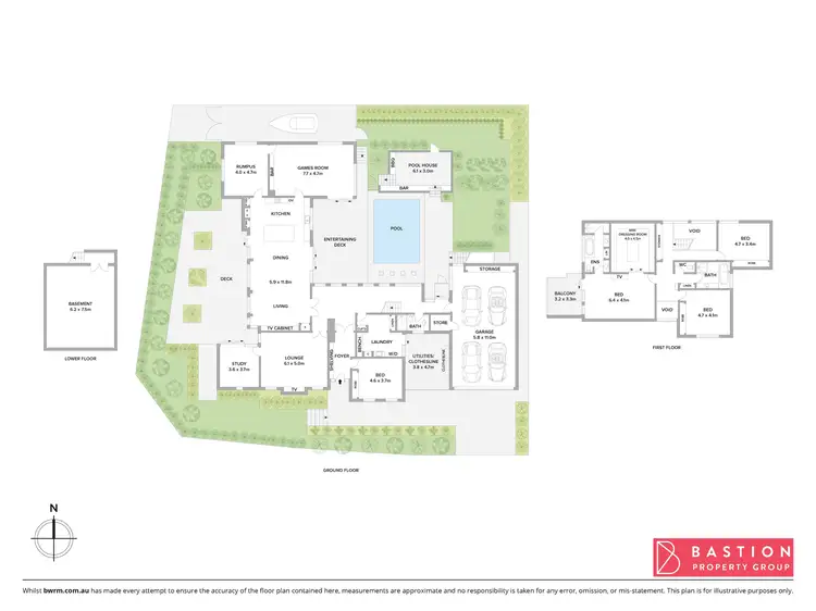Floorplan of Homely house listing, 1 Ray Ellis Crescent, Forde ACT 2914