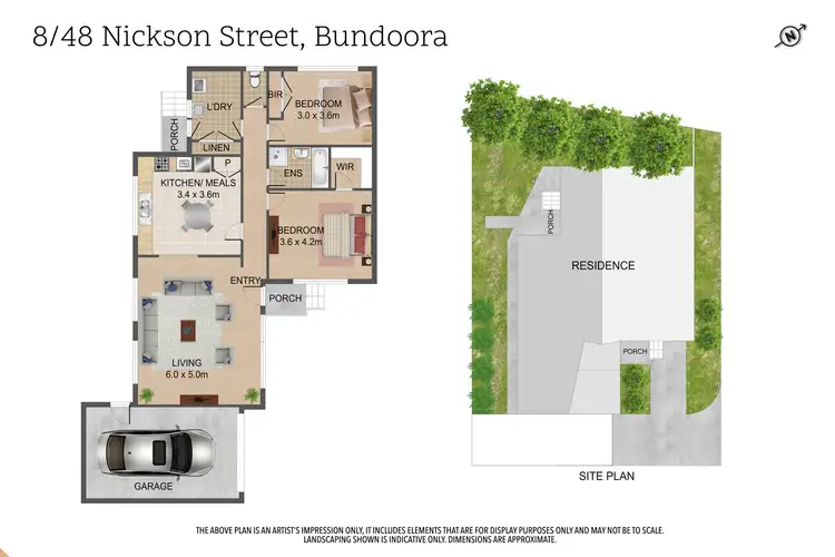 Floorplan of Homely unit listing, 8/48 Nickson Street, Bundoora VIC 3083