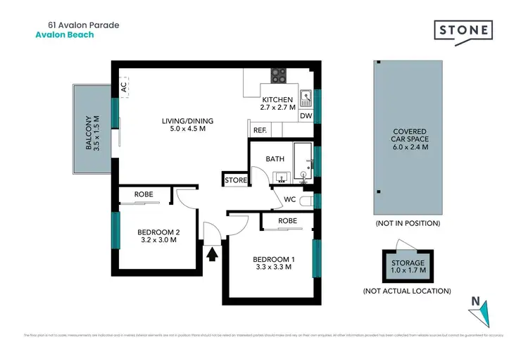 Floorplan of Homely apartment listing, 61 Avalon Parade, Avalon Beach NSW 2107