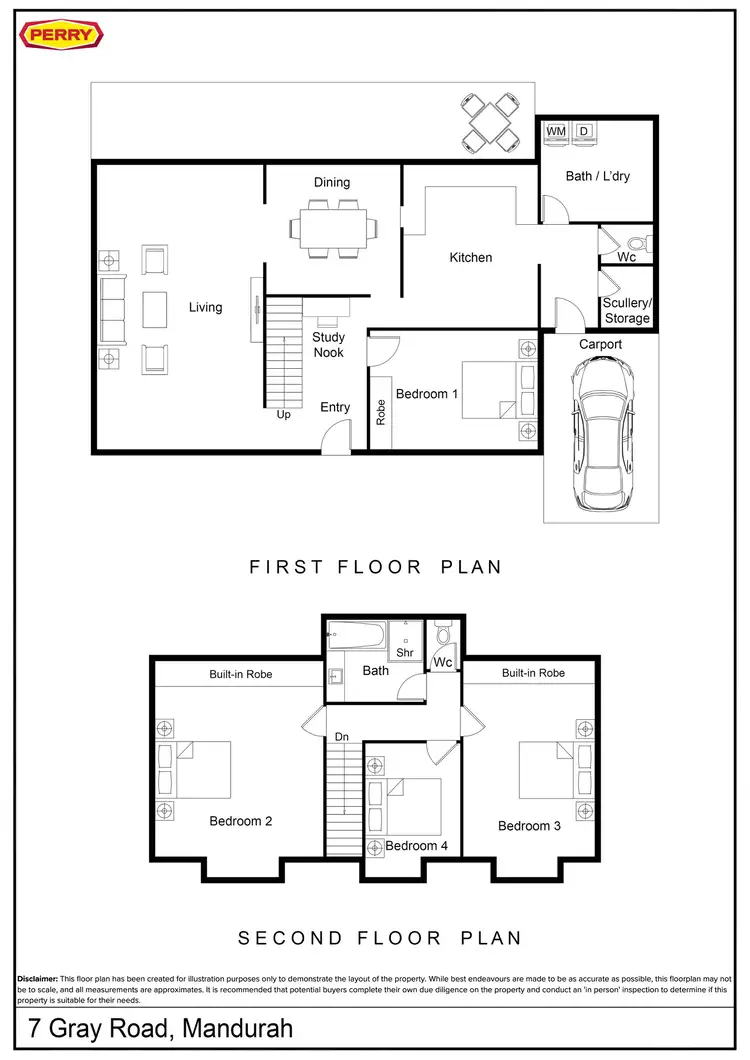 Floorplan of Homely house listing, 7 Gray Road, Mandurah WA 6210