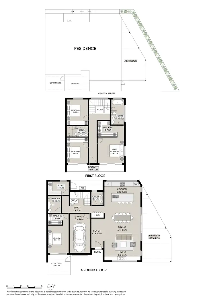 Floorplan of Homely semi-detached listing, 33c Venetia Street, Sylvania NSW 2224