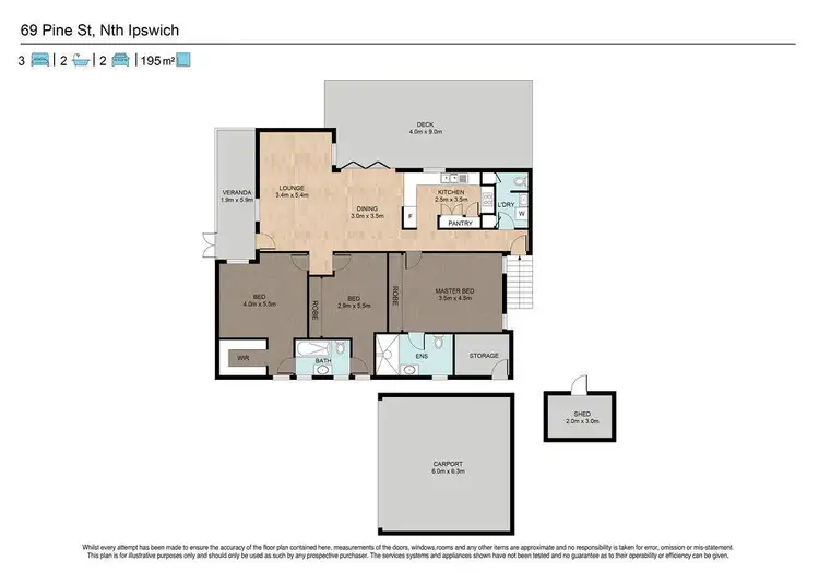 Floorplan of Homely house listing, 69 Pine Street, North Ipswich QLD 4305