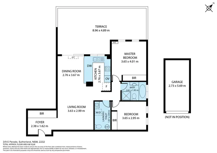 Floorplan of Homely unit listing, 3/9-15 East Parade, Sutherland NSW 2232