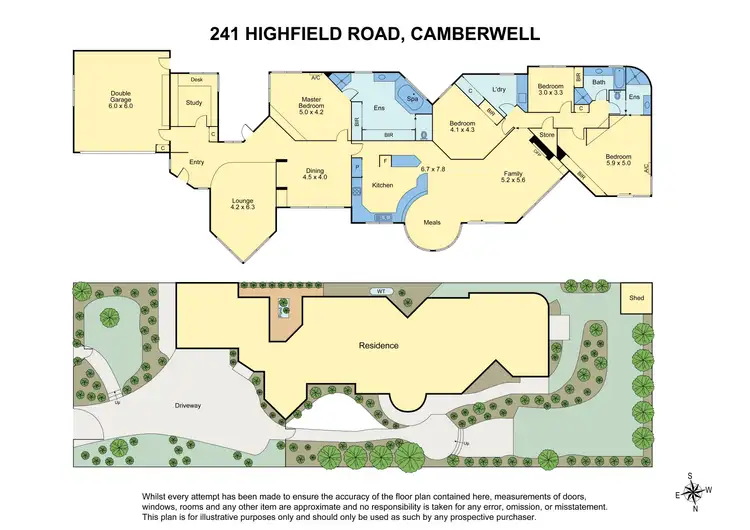 Floorplan of Homely house listing, 241 Highfield Road, Camberwell VIC 3124
