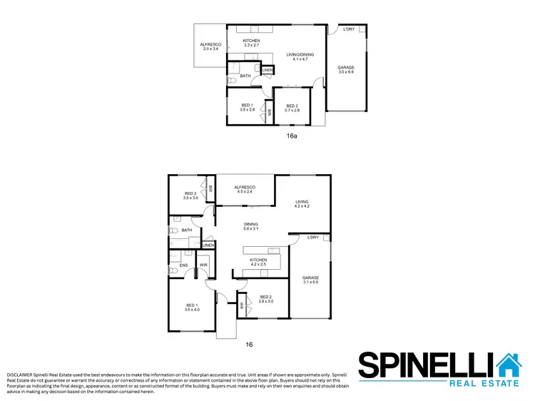 Floorplan of Homely house listing, 16 & 16a Kauri Street, Worrigee NSW 2540