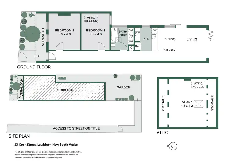 Floorplan of Homely house listing, 13 Cook Street, Lewisham NSW 2049