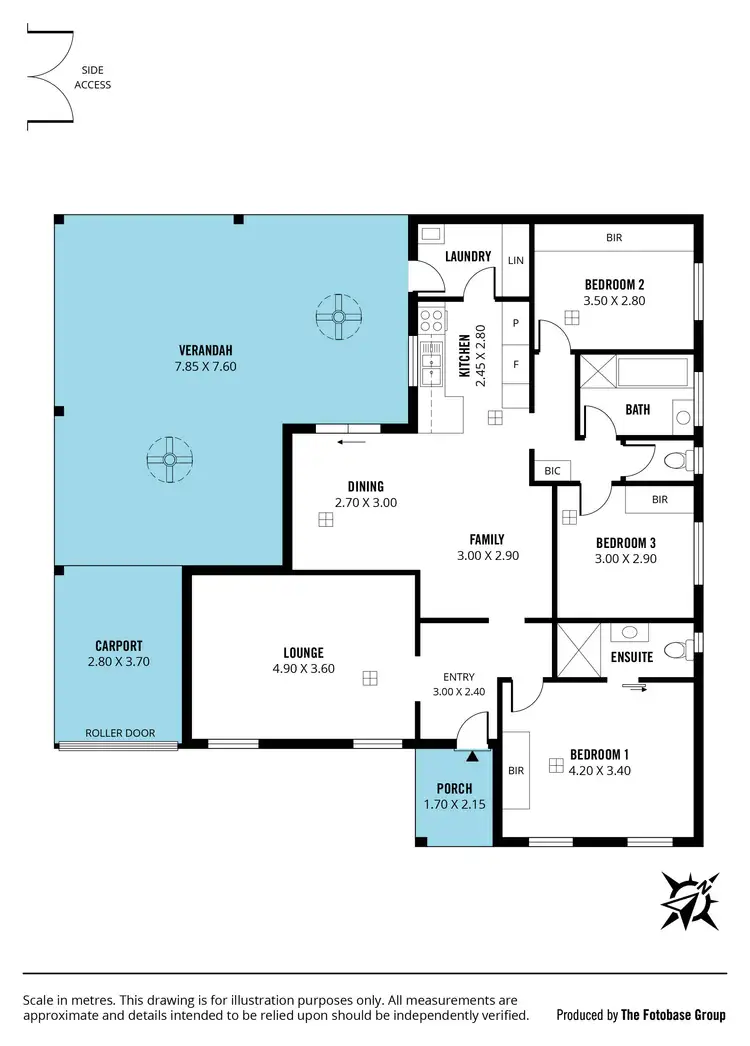 Floorplan of Homely house listing, 8 Sarepta Court, Flagstaff Hill SA 5159