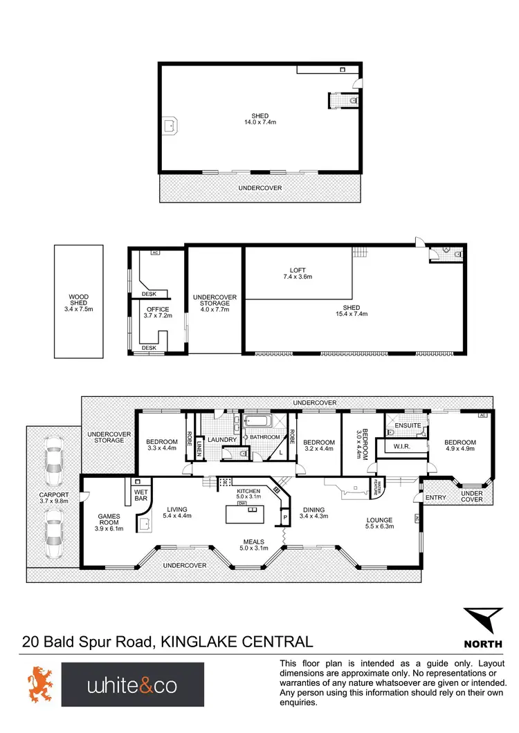 Floorplan of Homely house listing, 20 Bald Spur Road, Kinglake Central VIC 3757