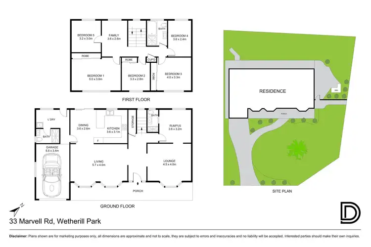 Floorplan of Homely house listing, 33 Marvell Road, Wetherill Park NSW 2164